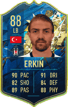 Multimedia Vídeo Juegos F I F A - Jugadores  cartas Turquía Caner Erkin 