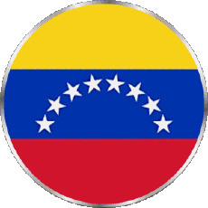 Fahnen Amerika Venezuela Runde 