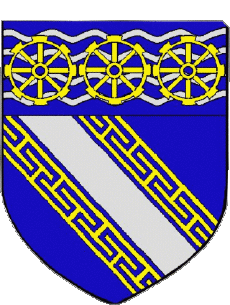 Blasón-Banderas Francia Departamentos - Ciudades 10 BREVIANDES 