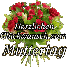 Messagi Tedesco Herzlichen Glückwunsch zum Muttertag 04 