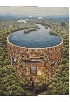 Humor -  Fun Artists Painter Jacek Yerka 