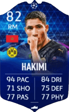Multi Média Jeux Vidéo F I F A - Joueurs Cartes Maroc Achraf Hakimi 