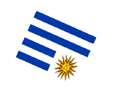 Drapeaux Amériques Uruguay Sphere - Cube 