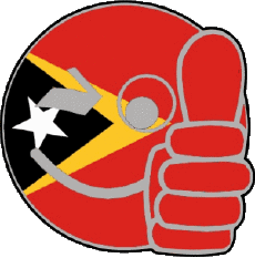Flags Asia East Timor Smiley - OK 