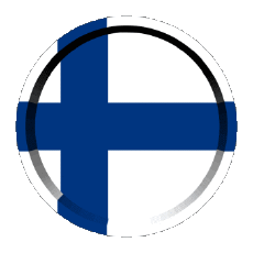 Fahnen Europa Finnland Rund - Ringe 