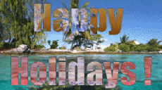 Messages English Happy Holidays Animated Background 001 