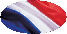Bandiere Europa Francia Nazionale Ovale 