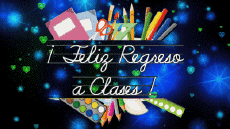 Nachrichten Spanisch Feliz Regreso a Clases Animierter Hintergrund 008 