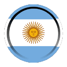 Bandiere America Argentina Rotondo - Anelli 