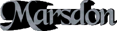 First Names MASCULINE -  UK - USA - IRL - AUS - NZ M Marsdon 
