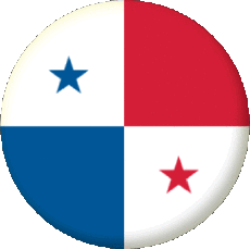 Fahnen Amerika Panama Runde 