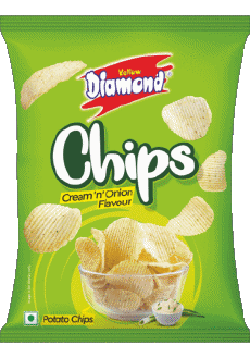 Essen Chips - Snack - Crips Indien Yellow Diamond 