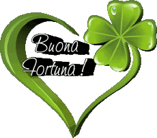 Messagi Italiano Buona Fortuna Sfondo trasparente 06 