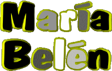 First Names FEMININE - Spain M Composed María Belén 