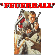 Multimedia V International James Bond 007 Feuerball Deutsches Logo 