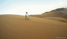 Humor - Fun Deportes Tabla de nieve Sobre la arena (Sandboarding) 