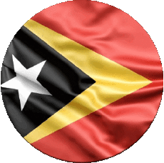 Flags Asia East Timor Round 