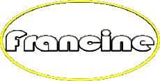 Nombre FEMENINO - Francia F Francine 