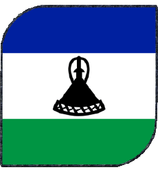 Banderas África Lesoto Plaza 