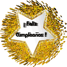 Messagi Spagnolo Feliz Cumpleaños Globos - Confeti 011 