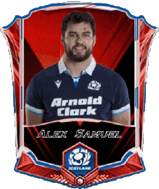 Sport Rugby - Spieler Schottland Team 2025 Alex Samuel 