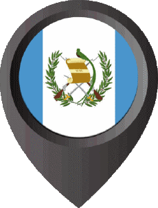Banderas América Guatemala Marcador de ubicación 