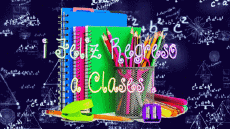 Nachrichten Spanisch Feliz Regreso a Clases Animierter Hintergrund 001 