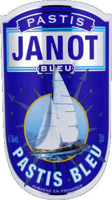 Bleu-Boissons Apéritifs Janot Pastis Bleu