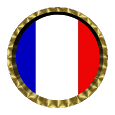 Drapeaux France National Rond - Anneaux 