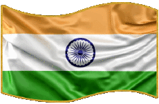 Banderas Asia India Rectángulo 