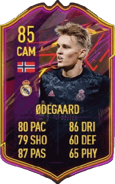 Multimedia Vídeo Juegos F I F A - Jugadores  cartas Noruega Martin Odegaard 
