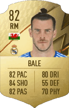 Multimedia Vídeo Juegos F I F A - Jugadores  cartas Gales Gareth Bale 