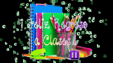 Messagi Spagnolo Feliz Regreso a Clases Sfondo animato 003 