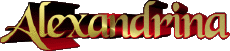 Nombre FEMENINO - Portugal A Alexandrina 