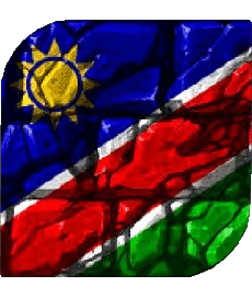 Flags Africa Namibia Square 