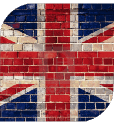 Bandiere Europa UK Quadrato 