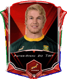 Sportivo Rugby - Giocatori Sud Africa Pieter-Steph du Toit 