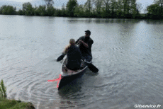 Humour - Fun Sports Canoé Kayak Gamelle - Fail 