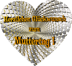 Messages Allemand Herzlichen Glückwunsch zum Muttertag 17 