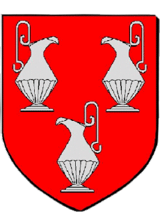 Blasón-Banderas Francia Departamentos - Ciudades 55 ETAIN Blasón