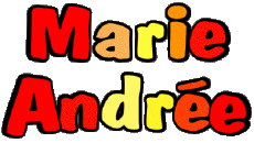 Prénoms FEMININ - France M Composé Marie Andrée 