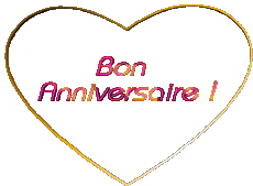 Messagi Francese Bon Anniversaire Coeur 001 