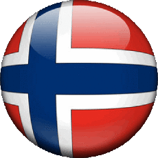 Fahnen Europa Norwegen Runde 
