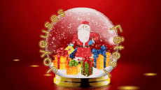 Messages Français Joyeuses Fêtes (Noël) Video 