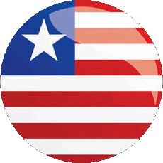 Fahnen Afrika Liberia Runde 