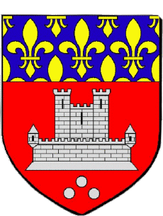 Wappen-Fahnen Frankreich Abteilungen - Städte 94 VINCENNES Wappen