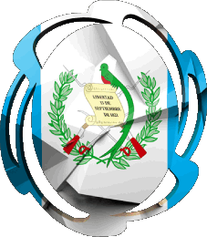 Drapeaux Amériques Guatemala Forme 01 
