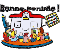 Messages French Bonne Rentrée Transparent Background 07 