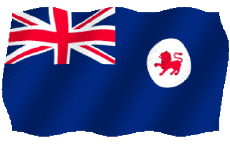 Flags Oceania Australia Tasmania Waving 