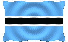 Flags Africa Botswana Waving 